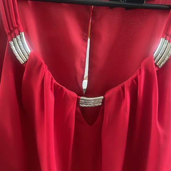 White House black market red dress tank size small - Picture 4 of 11